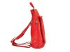 Patrizia 518-001 piros női marhabőr hátizsák 30 x 38 x 16 cm