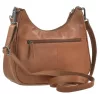 Greenburry konyakbarna női kecskebőr válltáska, oldalpánttal 30 x 27 cm