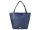 Patrizia 318-018 sötétkék női bőr válltáska, shopper 45 x 36 x 13 cm 