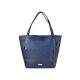 Patrizia 318-018 sötétkék női bőr válltáska, shopper 45 x 36 x 13 cm 