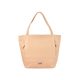 Patrizia 318-018 púderszínű női bőr válltáska, shopper 45 x 36 x 13 cm 