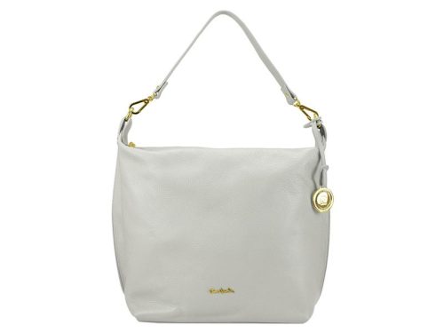 Pierre Cardin FRZ 1598 szürke női bőr kézitáska, válltáska 40 x 31 x 14 cm
