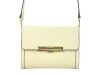 Pierre Cardin 5316 EDF bézs női bőr válltáska, oldaltáska 21.5 x 16 x 5 cm