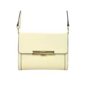   Pierre Cardin 5316 EDF bézs női bőr válltáska, oldaltáska 21.5 x 16 x 5 cm