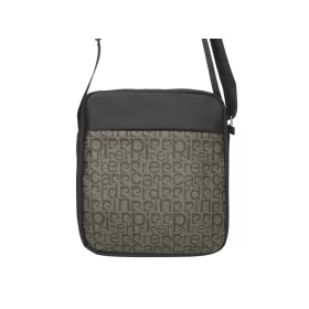   Pierre Cardin 33277 XINHU02 fekete-bézs férfi oldaltáska, válltáska 25 x 28 x 7 cm