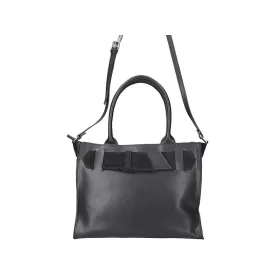 Innue V8562 fekete női bőr válltáska 33 x 25 x 14 cm