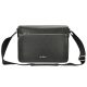 Pierre Cardin FRZ 1638 fekete férfi marhabőr oldaltáska, aktatáska 36 x 25 x 10 cm