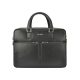 Pierre Cardin FRZ 1639 FRENZY fekete uniszex bőr aktatáska, laptoptáska 15,6" 40 x 30 x 10 cm