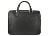 Pierre Cardin FRZ 1639 FRENZY fekete uniszex bőr aktatáska, laptoptáska 15,6" 40 x 30 x 10 cm