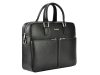 Pierre Cardin FRZ 1639 FRENZY fekete uniszex bőr aktatáska, laptoptáska 15,6" 40 x 30 x 10 cm