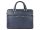 Pierre Cardin FRZ 1639 FRENZY kék uniszex bőr aktatáska, laptoptáska 15,6" 40 x 30 x 10 cm
