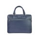Pierre Cardin FRZ 1640 kék marhabőr aktatáska, laptoptáska 37 x 29 x 7 cm