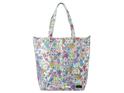 Patrizia 318-024 mintás női bőr válltáska 38 x 36 x 14 cm