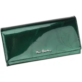   Pierre Cardin 02 LEAF 106, zöld női bőr pénztárca 19 x 10 cm