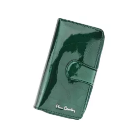   Pierre Cardin 02 LEAF 116 zöld női bőr pénztárca 9,5 x 17 cm