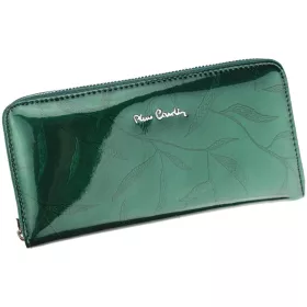   Pierre Cardin 02 LEAF 119, zöld női bőr pénztárca 20 x 10,5 cm