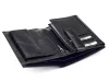 Rovicky PC-104-BAR RFID fekete férfi bőr pénztárca 9.5 x 13 x 3 cm