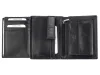 Rovicky PC-104-BAR RFID fekete férfi bőr pénztárca 9.5 x 13 x 3 cm