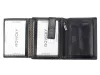 Rovicky PC-104-BAR RFID fekete férfi bőr pénztárca 9.5 x 13 x 3 cm