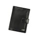Rovicky PC-104L-BAR RFID fekete férfi valódi bőr pénztárca 13 x 10 x 2.5 cm