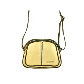   Patrizia 01-034 bézs női bőr válltáska, oldaltáska 20 x 16 x 9 cm