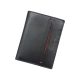 Pierre Cardin TILAK07 330 RFID fekete-piros férfi bőr pénztárca 10 x 13 cm
