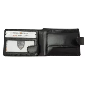 Giorgio Carelli piros bőr átfogópántos pénztárca RFID