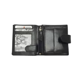   Giorgio Carelli férfi barna bőr pénztárca RFID, 8,5 x 10 cm