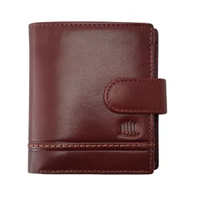   Giorgio Carelli férfi barna bőr pénztárca RFID, 8,5 x 10 cm