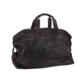   Spikes and Sparrow 24486 barna bőr utazótáska 50 x 40 x 20 cm