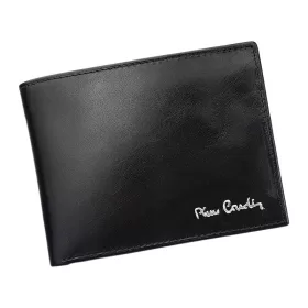   Pierre Cardin YS520.1 8805 RFID fekete férfi bőr pénztárca 12,5 x 9,5 cm
