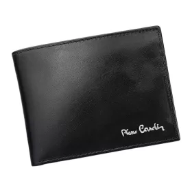   Pierre Cardin YS520.1 8805 RFID fekete férfi bőr pénztárca 12,5 x 9,5 cm