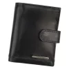 Loren CRM-70-05 fekete marhabőr irattartó 8 x 10.5 x 2.5 cm