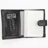 Loren CRM-70-05 fekete marhabőr irattartó 8 x 10.5 x 2.5 cm