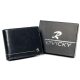 Rovicky N992-CMC fekete férfi valódi bőr pénztárca 12.5 x 9.5 x 3 cm