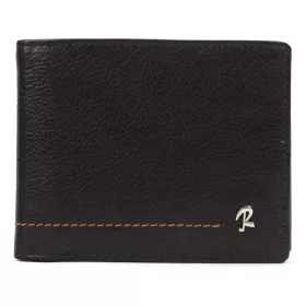   Rovicky N992-CMC fekete férfi valódi bőr pénztárca 12.5 x 9.5 x 3 cm