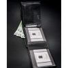 Rovicky N992-CMC fekete férfi valódi bőr pénztárca 12.5 x 9.5 x 3 cm