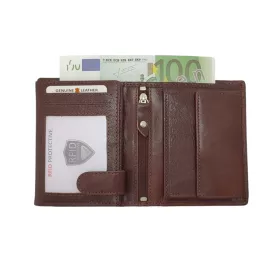   Giorgio Carelli férfi konyak színű pénztárca 12 x 9,5 cm