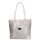 Karen 2461 ekrü-virágmintás női válltáska 40 x 32 x 12 cm