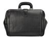 Pierre Cardin 1054 RM02 fekete bőr orvosi táska, utzótáska 40 x 26 x 18 cm
