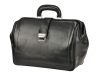 Pierre Cardin 1054 RM02 fekete bőr orvosi táska, utzótáska 40 x 26 x 18 cm