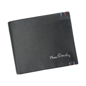  Pierre Cardin TILAK22 8824 RFID fekete férfi bőr pénztárca 10,5 x 10,5 cm