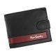 Pierre Cardin CB TILAK26 323A RFID fekete-piros férfi bőr pénztárca 11 x 8,5 cm