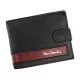 Pierre Cardin CB TILAK26 324A RFID fekete-piros férfi bőr pénztárca 12 x 9.5 x 2 cm