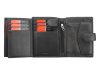 Pierre Cardin CB TILAK26 326A RFID fekete férfi marhabőr pénztárca 9.8 x 13 x 2.5 cm
