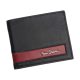Pierre Cardin CB TILAK26 8824 RFID fekete-piros férfi marhabőr pénztárca 11 x 9 x 2 cm