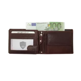   Giorgio Carelli férfi konyak színű bőr pénztárca 12 x 9,5 cm