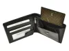 Rovicky PC-103-BAR RFID fekete férfi bőr pénztárca 12 x 9 x 2.5 cm