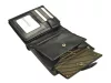 Rovicky PC-102L-BAR RFID fekete férfi bőr pénztárca 10.5 x 12.5 x 2.5 cm