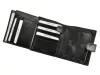 Rovicky PC-102L-BAR RFID fekete férfi bőr pénztárca 10.5 x 12.5 x 2.5 cm